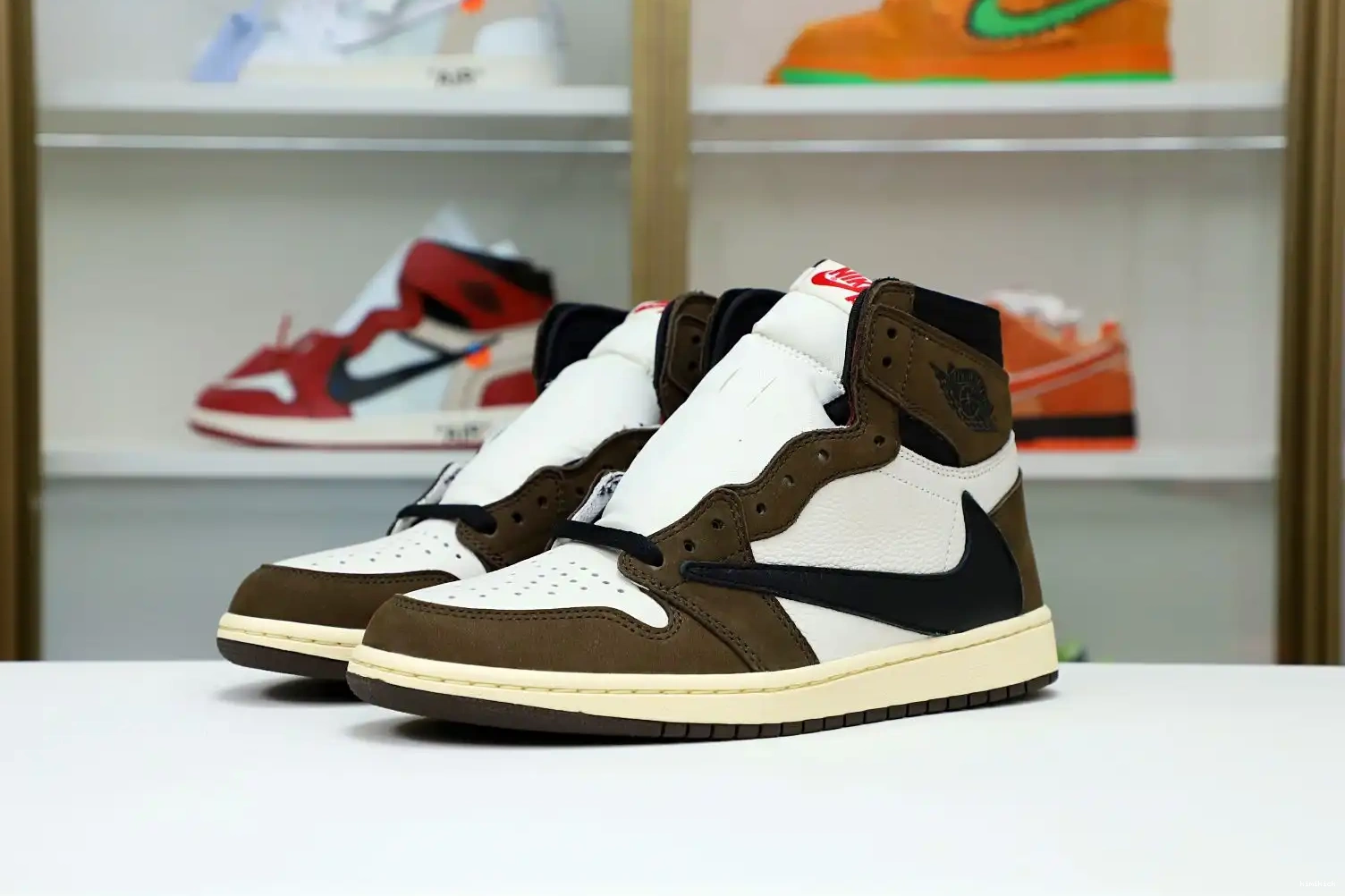 TRAVIS RETRO AIR OG X 'MOCHA' HIGH JORDAN Kimikick 1 SCOTT 0421